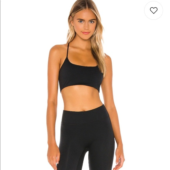 NWT Bandier All Access Chorus Bra in Black Size Small Sports Bra - Picture 2 of 8